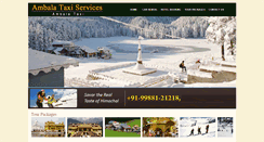 Desktop Screenshot of ambalataxiservices.com